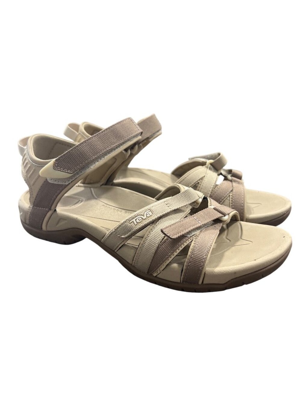 Teva Tirra Sandals Size 9 Multi Strap Adjustable Comfort Lightweight Outdoorsy